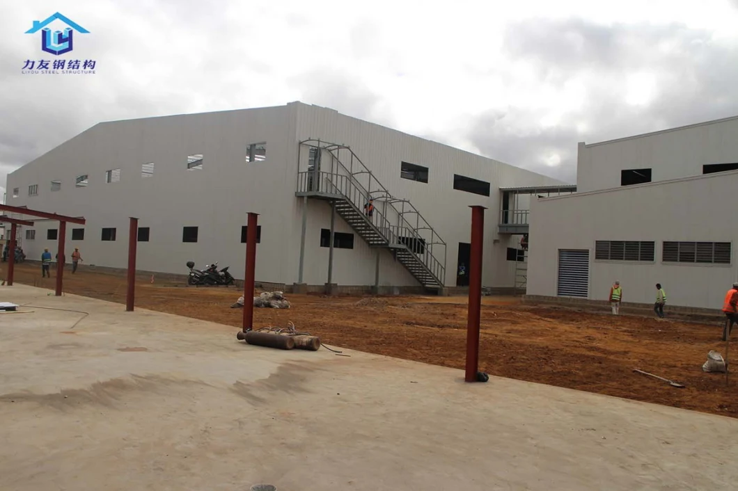 Prefabricated Building Efficient and Durable Prefab Steel Structure Warehouse and Workshop with Gable Frame Hangar Design for Industrial Construction