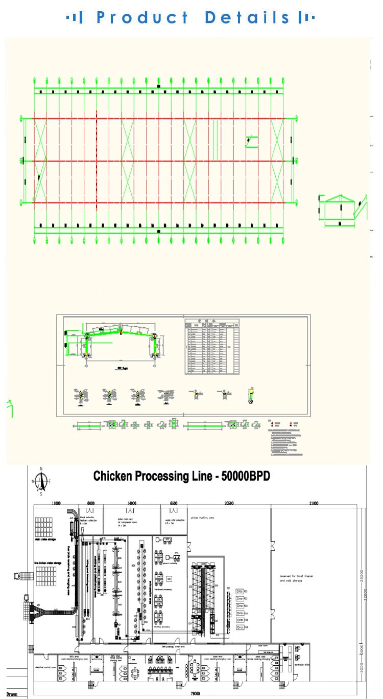 Good Price Prefabricated/ Prefab Light Steel Frame Construction Structure Modular Design Frame Chicken Poultry Farm House