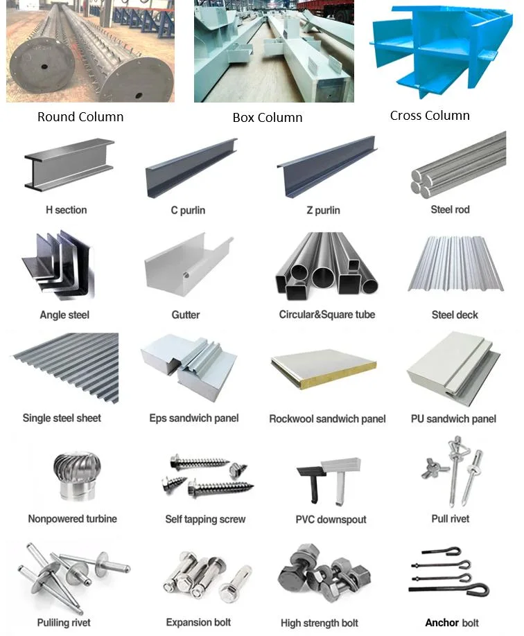 Multi-Storey Steel Frame Structure Prefabricatedbuilding