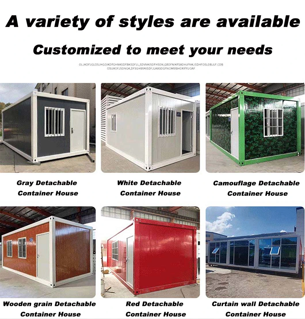 Storage Collapsible Container House Wall Cladding Mobile Container House Tiny Container Prefabricated Modular Portable Modular Prefab Small Expandable Home