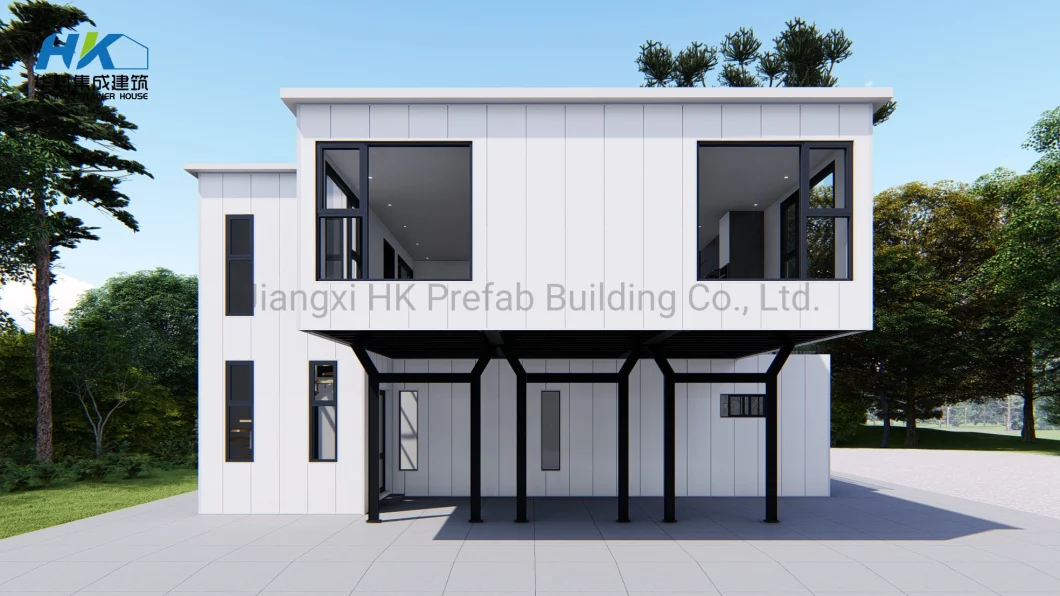 Long Lasting Strong Prefab Prefabricated Modular Shipping Container House Home.