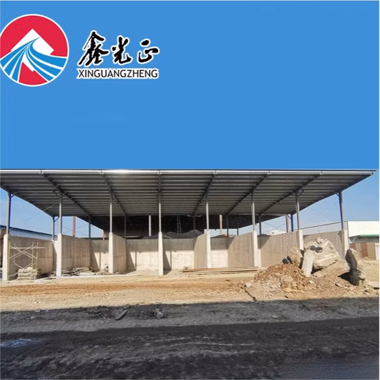 Vorgefertigtes feuerfestes Stahlrahmen-Werkstatt-/Lager-/Hangargebäude